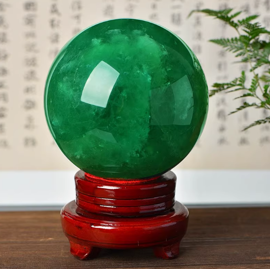 Verdant Aura Crystal Sphere