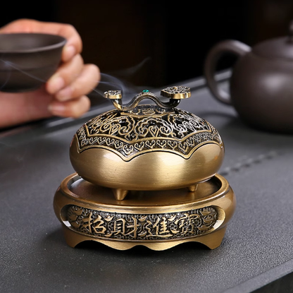 Fortune Rising Censer — Ruyi Treasure Burner (with Complimentary Coil)