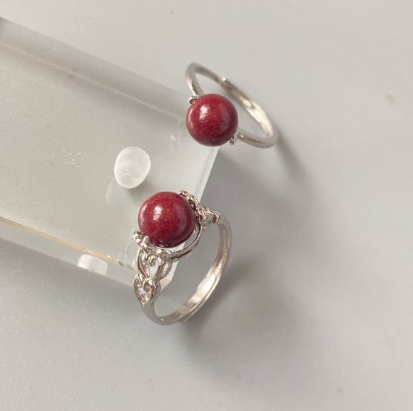 Cinnabar Raw Stone Ring: The Fierce Fire of Modern Style