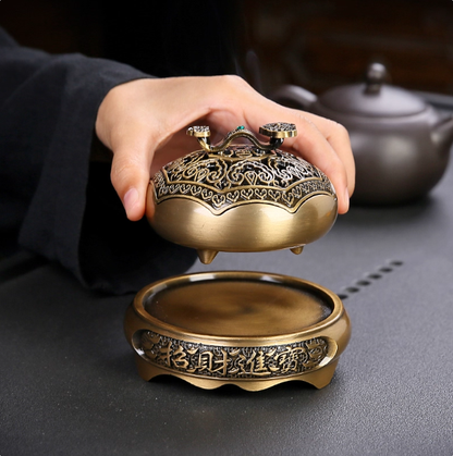 Fortune Rising Censer — Ruyi Treasure Burner (with Complimentary Coil)