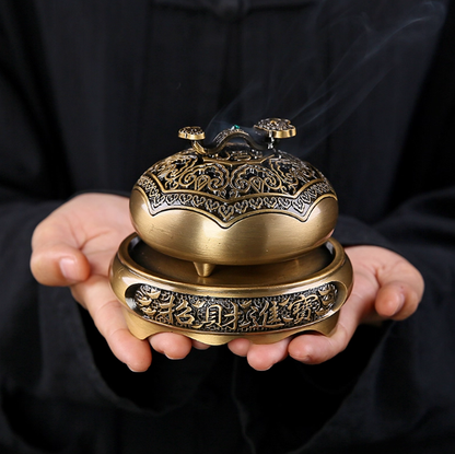 Fortune Rising Censer — Ruyi Treasure Burner (with Complimentary Coil)
