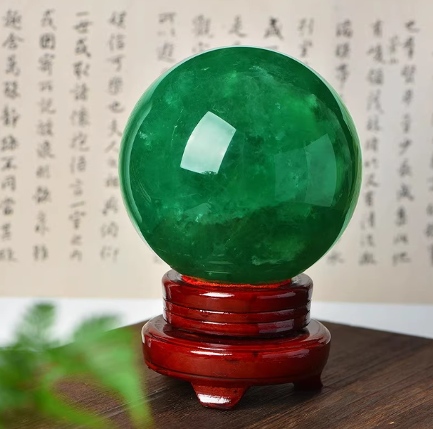 Verdant Aura Crystal Sphere