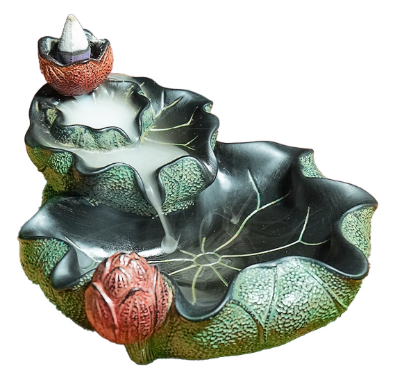 Lotus Mistfall Backflow Burner — A Quiet Pond for Your Space