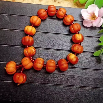 Earth Radiance – Natural Golden Beeswax Amber Barrel Bead Bracelet