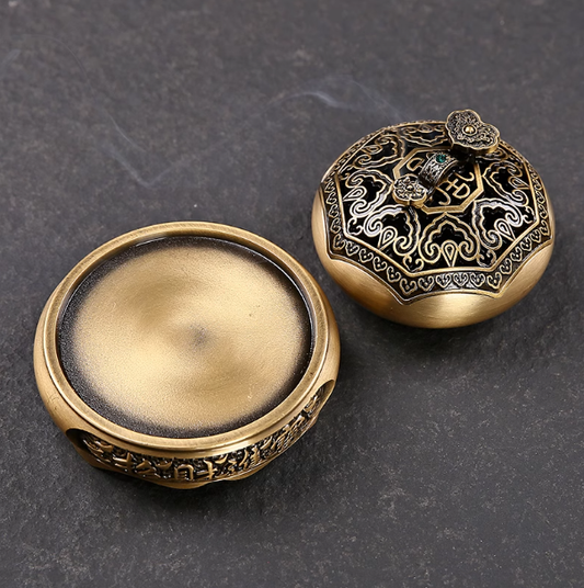 Fortune Rising Censer — Ruyi Treasure Burner (with Complimentary Coil)
