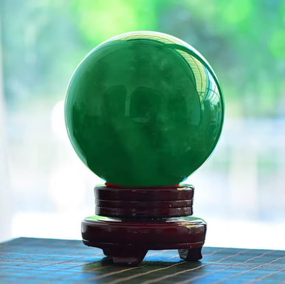 Verdant Aura Crystal Sphere
