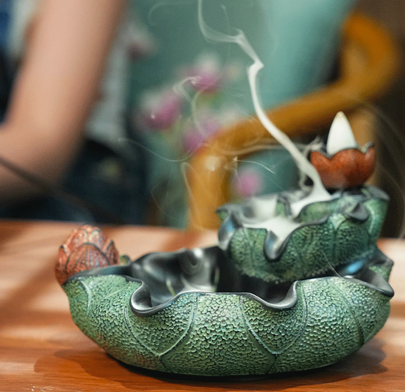 Lotus Mistfall Backflow Burner — A Quiet Pond for Your Space